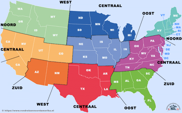 Staten Van Amerika Rondreizen Noord Amerika