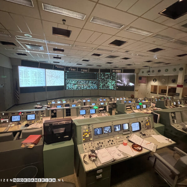 Mission Control Center bij Houston Space Center
