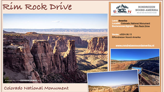 Rim Rock Drive door Colorado National Monument