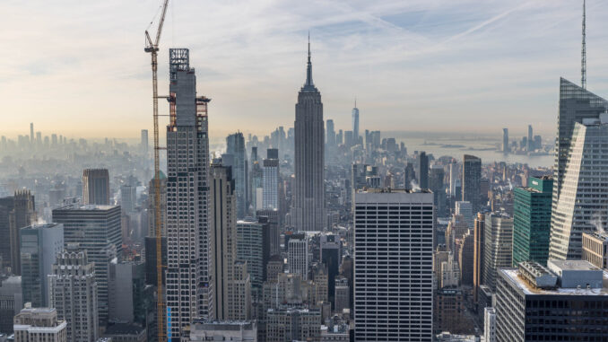 Top of the Rock uitzicht Empire State Building