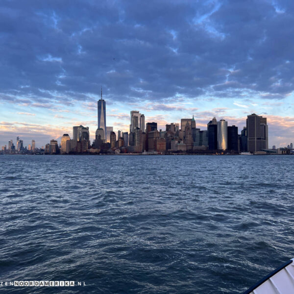 Manhattan Skyline vanaf de Ferry