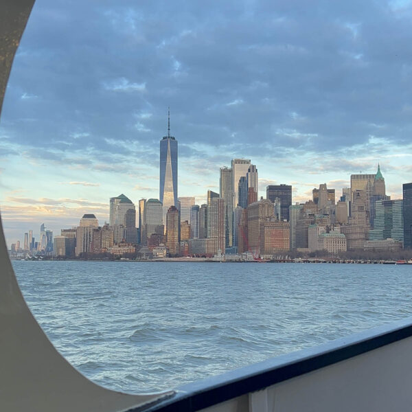 Manhattan Skyline vanaf de Ferry