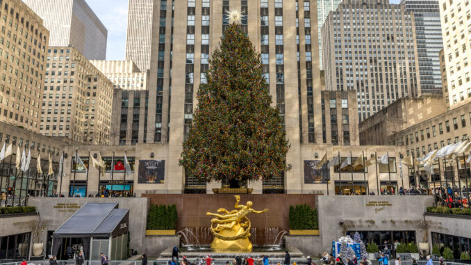 New York Kerstboom Rockefeller Center